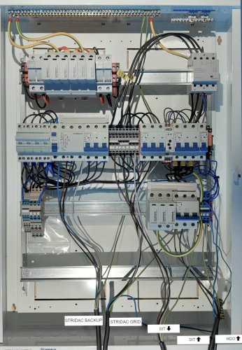 Rozvaděč DC+AC pro FVE do 40A 96M manuální Max. oceloplech